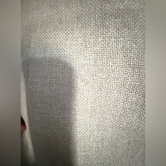 Lululemon Wool Blend Scarf Oversized Natural Silk Lightweight Shawl Wrap - Picture 6 of 6